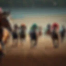 Historical timeline of horse racing in Korea showcasing significant events