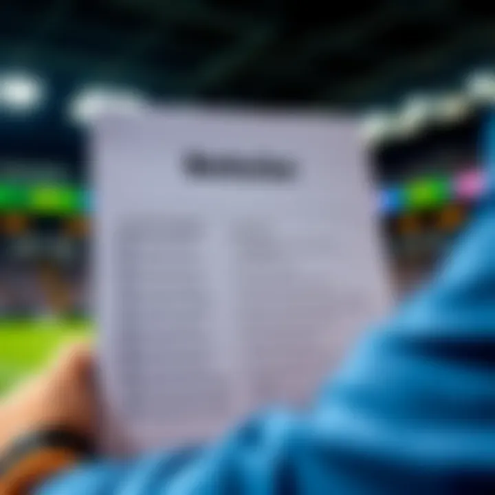 A checklist highlighting important considerations for bettors