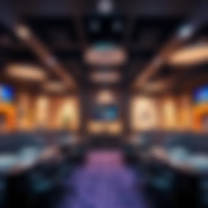 Elegant sports betting environment showcasing personalized features