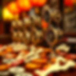 Abstract representation of cultural interpretations of luck and numbers