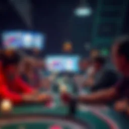 A vibrant online forum discussing gambling strategies