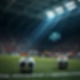 Conceptual illustration of sports betting strategies