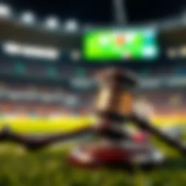 Legal Considerations in Sports Betting Visual representation of legal aspects of betting