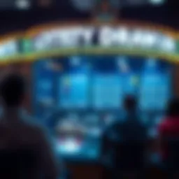 Illustration of lottery draw concepts