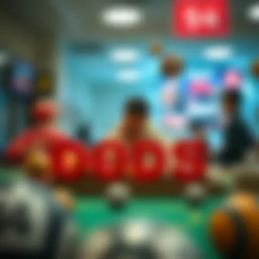 Conceptual representation of lottery odds