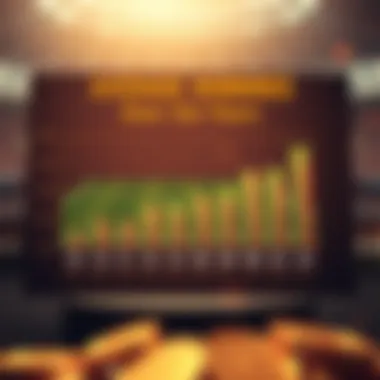 Chart depicting average winnings over the years