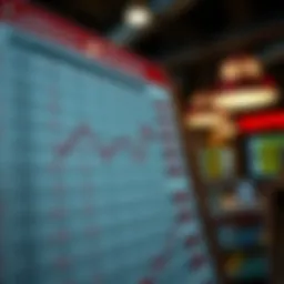 A detailed chart of lottery statistics