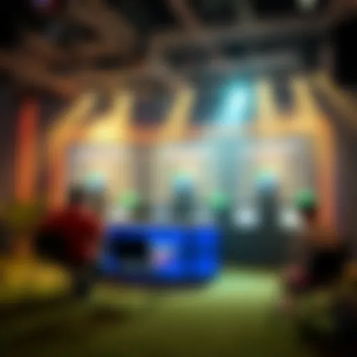 Creative quiz event setup displaying interactive elements