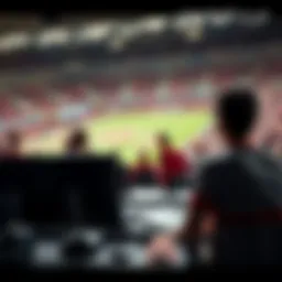 Dynamic sports analysis during a live match