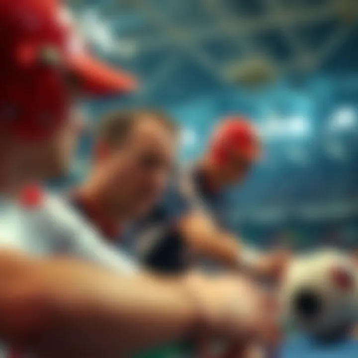 Illustration of sports betting strategies in action