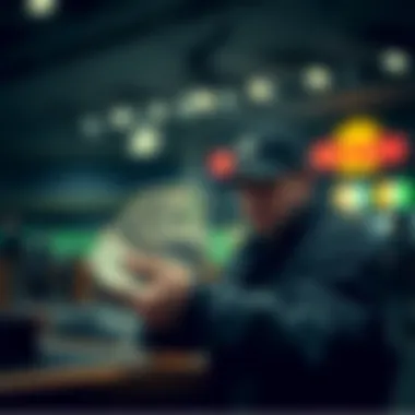 Trends in cash payments for betting and lottery