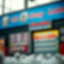 Visual representation of lottery rules in the United States