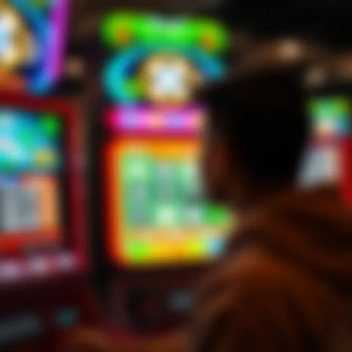 User interface design in Powerball gaming